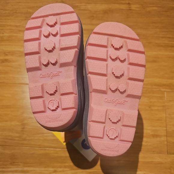Cat & Jack Toddler Girls Lenny Winter Boots Size 7 - NWT - Waterproof - Toddler - Picture 3 of 4